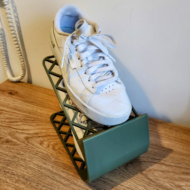 3D Printed Shoe Organizer Display | Stylish Storage Solution