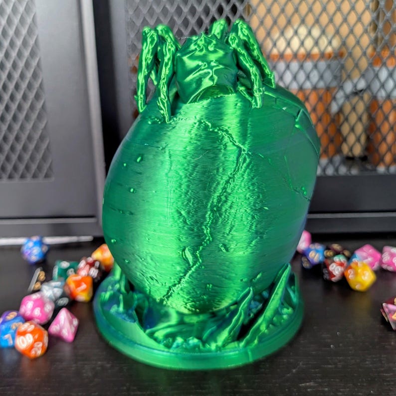 Tour de dés crâne | Accessoire D&D gothique imprimé en 3D | Cadeau de jeu de table | Accessoire crâne RPG image 4