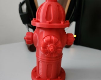Hidrante impresso em 3D | Organizador de mesa original | Armazenamento inusitado | Presente divertido