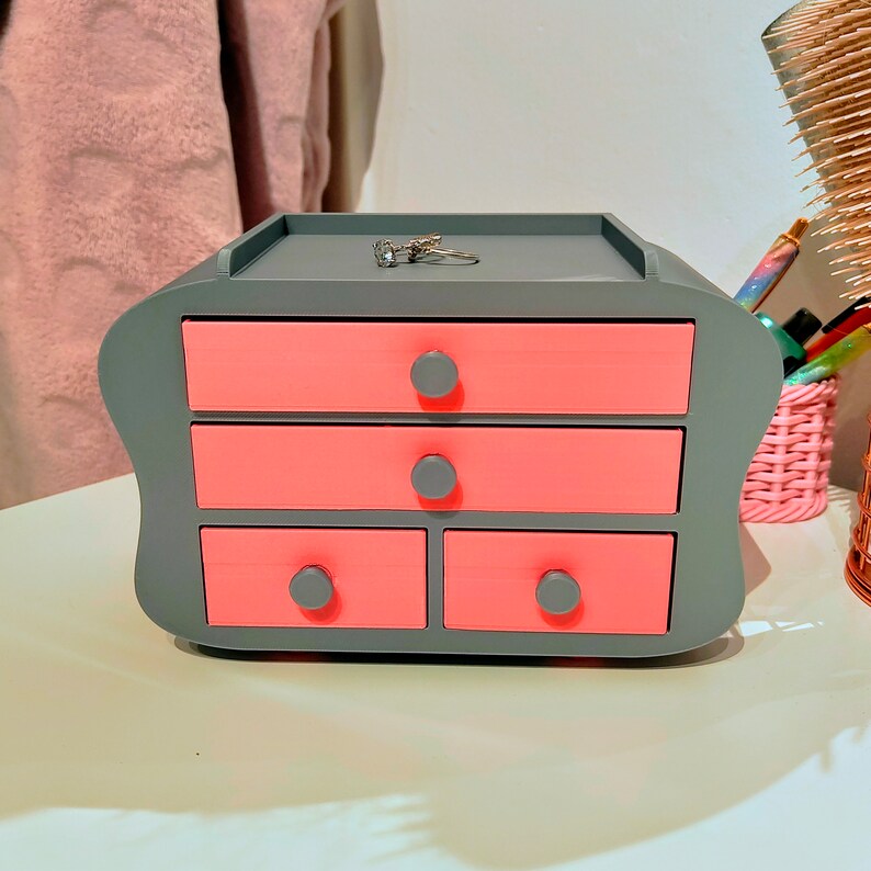 Makeup Desk Jewellery Drawer | 3D Printed Organiser