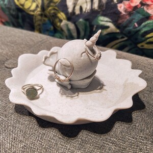 Adorable Narwhal Ring Dish | 3D Printed Ocean Theme Jewellery Tray