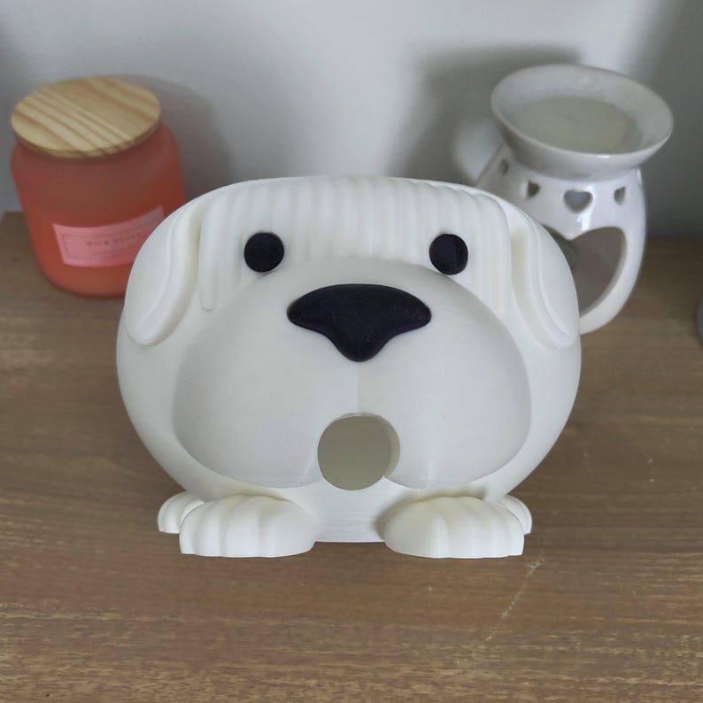 Dog Yarn Bowl | 3D Printed Crochet & Knitting Companion | Cute Dog Gift | Wool Organiser image 5
