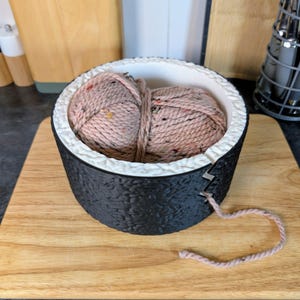 Sushi Yarn Bowl | 3D Printed Maki Crochet Bowl | Kawaii Knitting Gift | Wool Organiser image 4