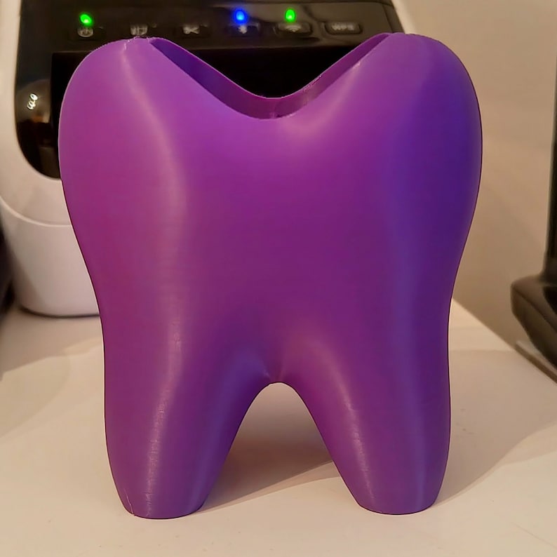 3D Printed Tooth Toothbrush Holder | Bathroom Decor