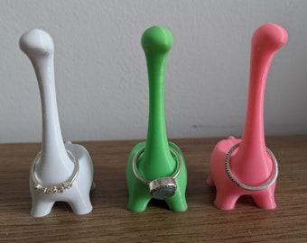 Cute Dinosaur Ring Holder | 3D Printed Jewelry Organizer