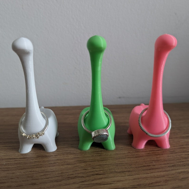 Cute Dinosaur Ring Holder | 3D Printed Jewellery Organizer