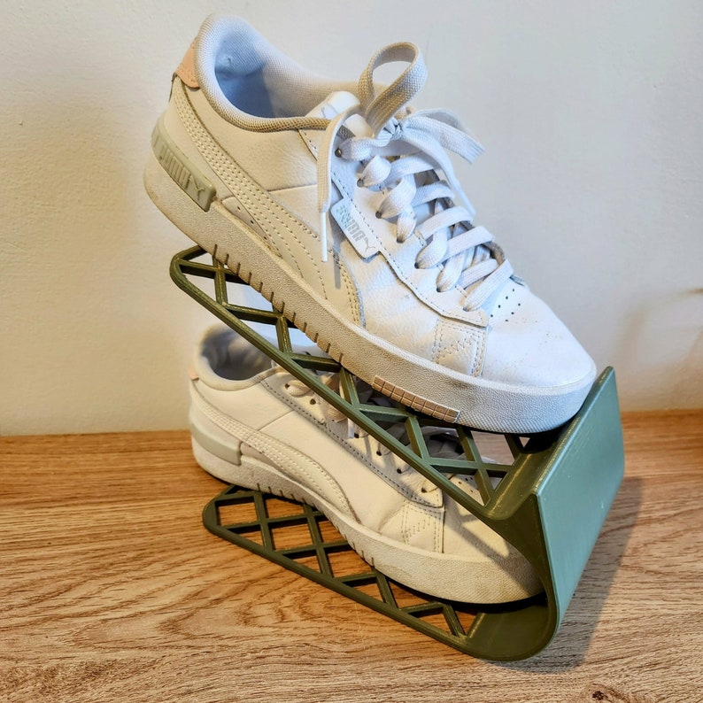 3D Printed Shoe Organizer Display | Stylish Storage Solution