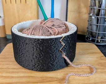 Sushi Yarn Bowl | 3D Printed Maki Crochet Bowl | Kawaii Knitting Gift | Wool Organiser