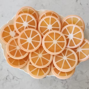 Handcrafted Orange Slice Soap: Goat Milk Citrus Essential Oil