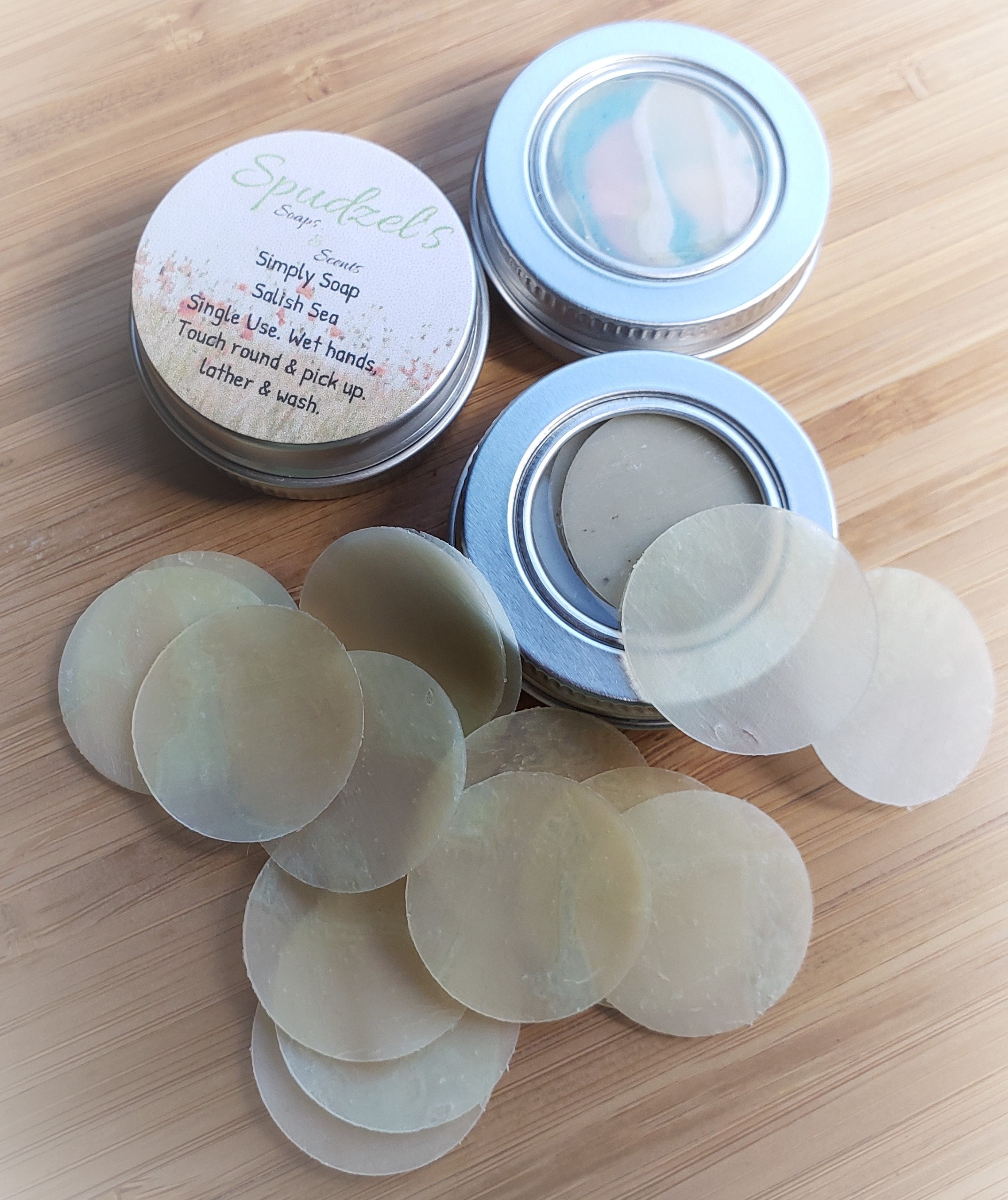 Handmade Single Use Soap Tabs: Travel, Camping, Sensitive Skin
