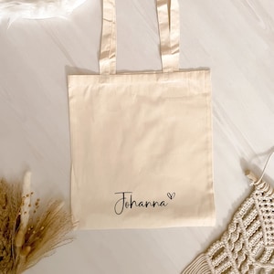 Stoffbeutel Jutebeutel personalisiert als Geschenk für Freundin oder als Stofftasche für JGA und VereineFirmen als individuelles Geschenk image 3