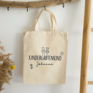 Stoffbeutel für den Kindergarten, Beutel für Wechselkleidung oder Schmutzwäsche oder als personalisiertes Geschenk für das Kindergartenkind