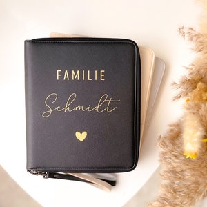 Personalisierte Dokumentenmappe, Familienorganizer Mappe, personalisierte U-Heft Huelle, Reisemappe, Impfpass