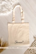 Stoffbeutel Jutebeutel personalisiert als Geschenk für Freundin oder als Stofftasche für JGA und VereineFirmen als individuelles Geschenk product logo