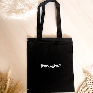 Stoffbeutel Jutebeutel personalisiert als Geschenk für Freundin oder als Stofftasche für JGA und VereineFirmen als individuelles Geschenk image 6