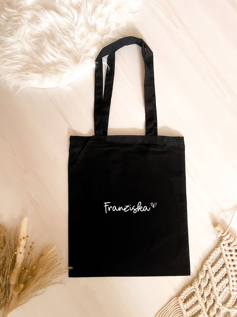 Stoffbeutel Jutebeutel personalisiert als Geschenk für Freundin oder als Stofftasche für JGA und VereineFirmen als individuelles Geschenk image 6