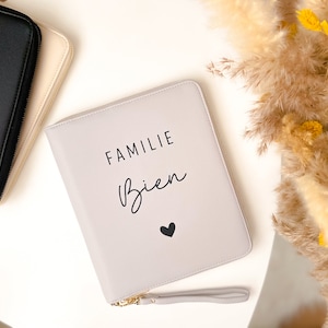 Personalisierte Dokumentenmappe, Familienorganizer Mappe, personalisierte U-Heft Huelle, Reisemappe, Impfpass