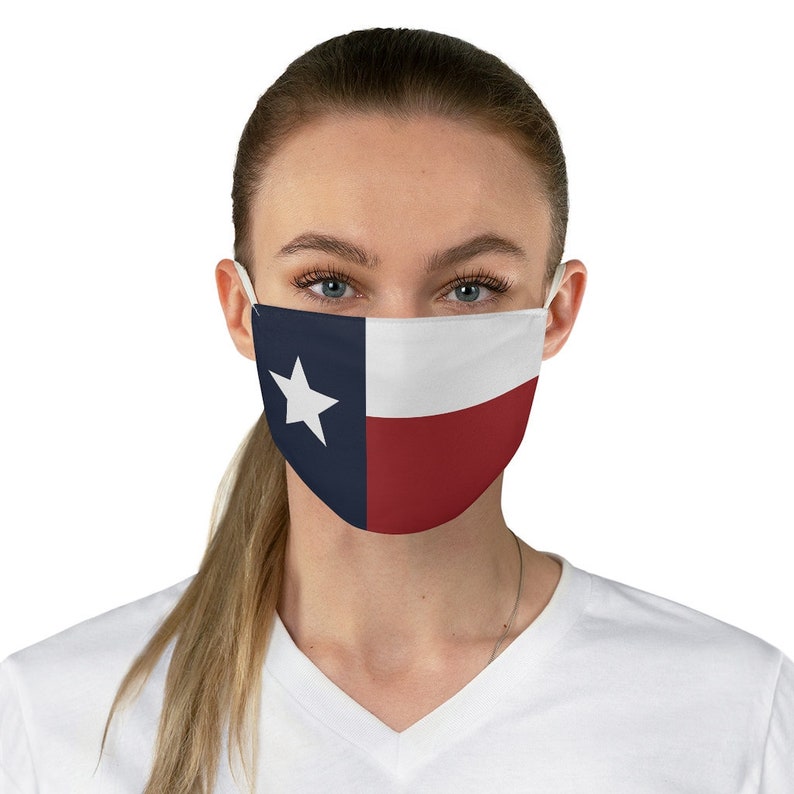 Texas Flag Face Mask Etsy