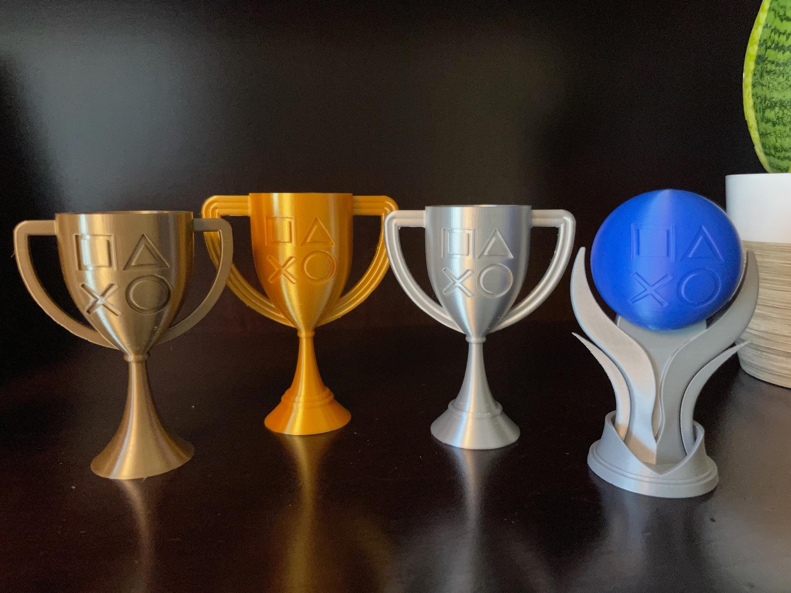 3d Printed Platinum Trophy - Etsy
