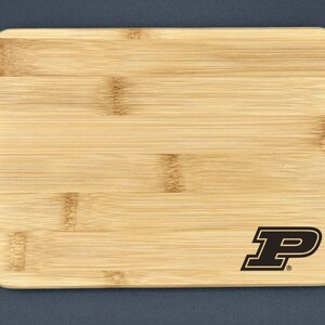 Purdue University Boilermakers Laser Engraved Cutting Board - Officially Licensed - All Logos, 6&quot; x 8&quot;