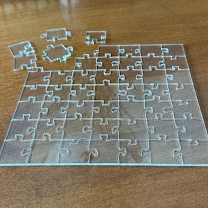 Puzzle transparent pour adultes Puzzle presque impossible Puzzle en  acrylique transparent Puzzle difficile -  France