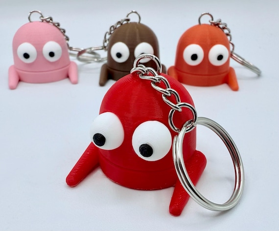 R.E.P.O. ロボットキーホルダー：手作りゲーマーギフト、SF