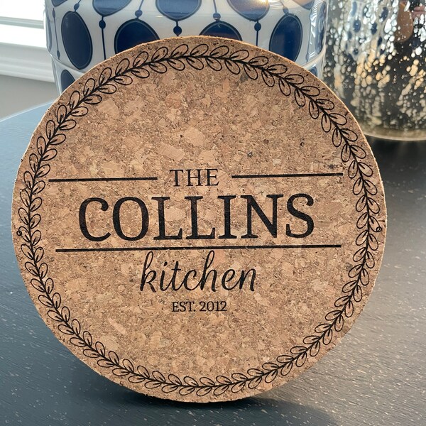 Cork Trivet Etsy