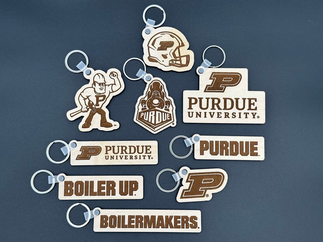 Porte-clés Vierge Purdue University Boilermaker – KW10, Neuf, Bleu