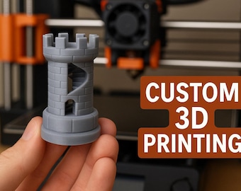 3D-Druckservice, individuelle Schnelldrucke mit PLA, PETG, ABS