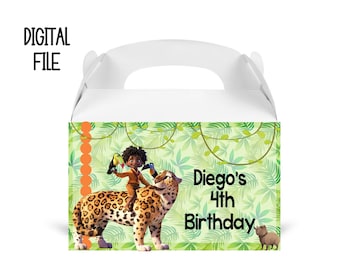 Encanto Favor Box Label / Encanto Gable Box Etiqueta Personalizada / Encanto Party Favors Labels / Encanto Party Decorations / DIGITAL ONLY