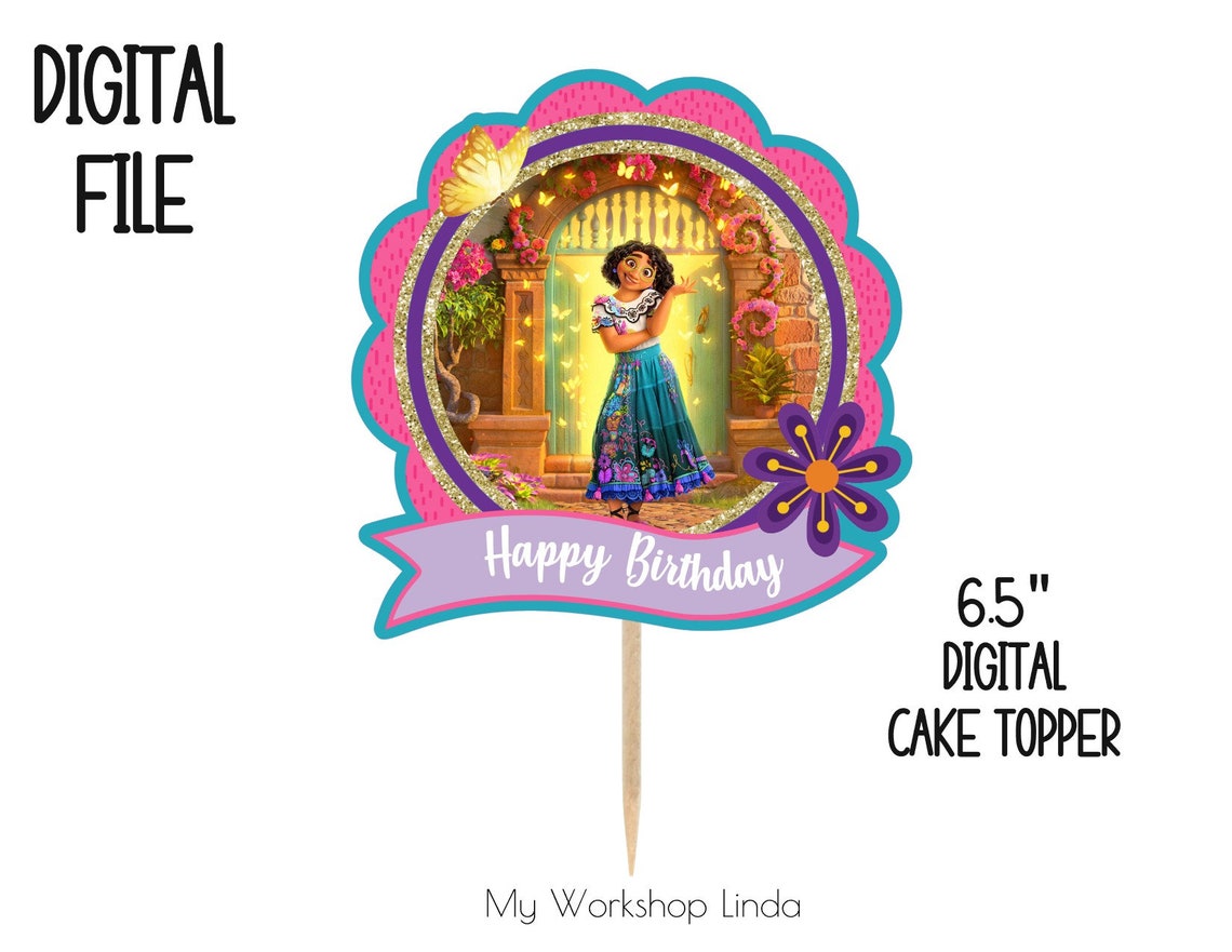 Instant Download Pdf/encanto Cake Topper/encanto Mirabel Cake Etsy