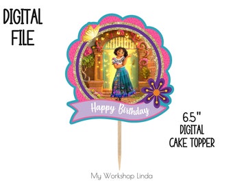 Instant Download PDF/Encanto Cake Topper/Encanto Mirabel Cake Topper/Encanto Birthday/Encanto Birthday Printable/Encanto Party Decoration
