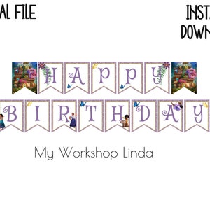 Printable Encanto Birthday Banner/Encanto Birthday / Encanto Party/ Mirabel Birthday Party/ Instant Download/Familia Madrigal Banner