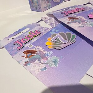The Little Mermaid 2023 Live Action Movie Party Theme Favor Boxes ...