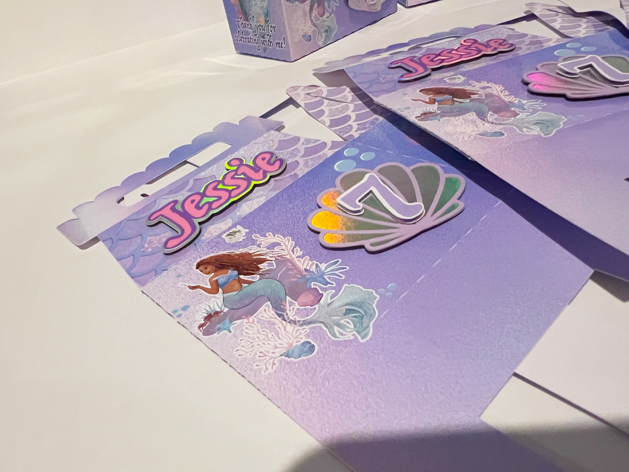 The Little Mermaid 2023 Live Action Movie Party Theme Favor Boxes ...