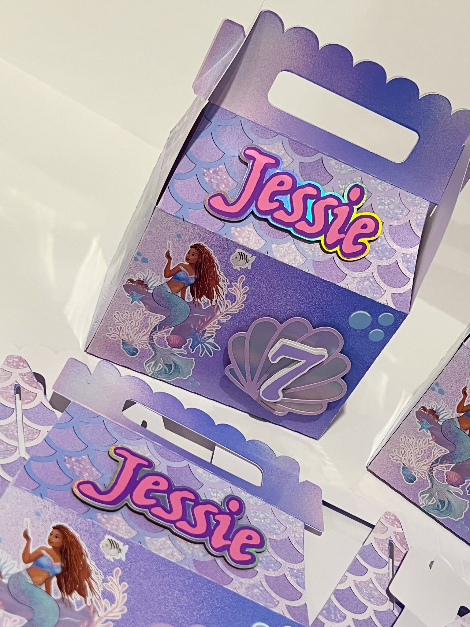 The Little Mermaid 2023 Live Action Movie Party Theme Favor Boxes ...