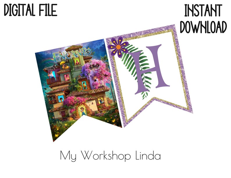 Printable Encanto Birthday Banner/encanto Birthday / Encanto - Etsy