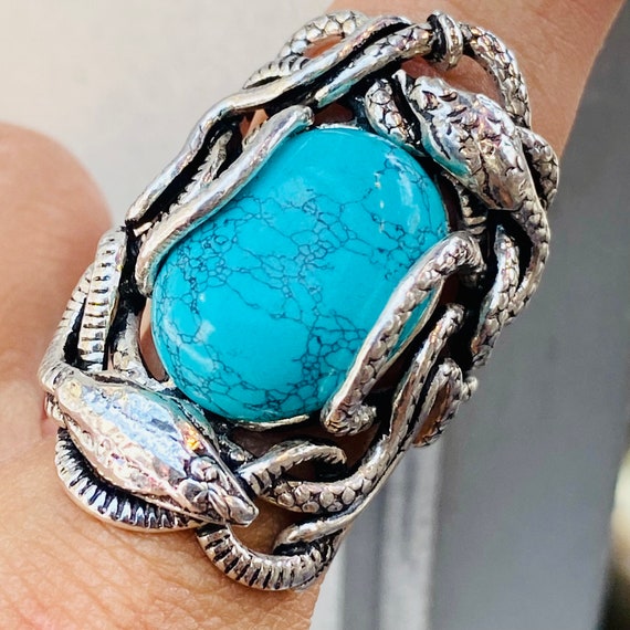 Buy Blue Turquoise Ring 925 Silver Ring Handmade Ring Gift for Online in  India - Etsy | Turquoise ring, 925 silver rings, Silver rings