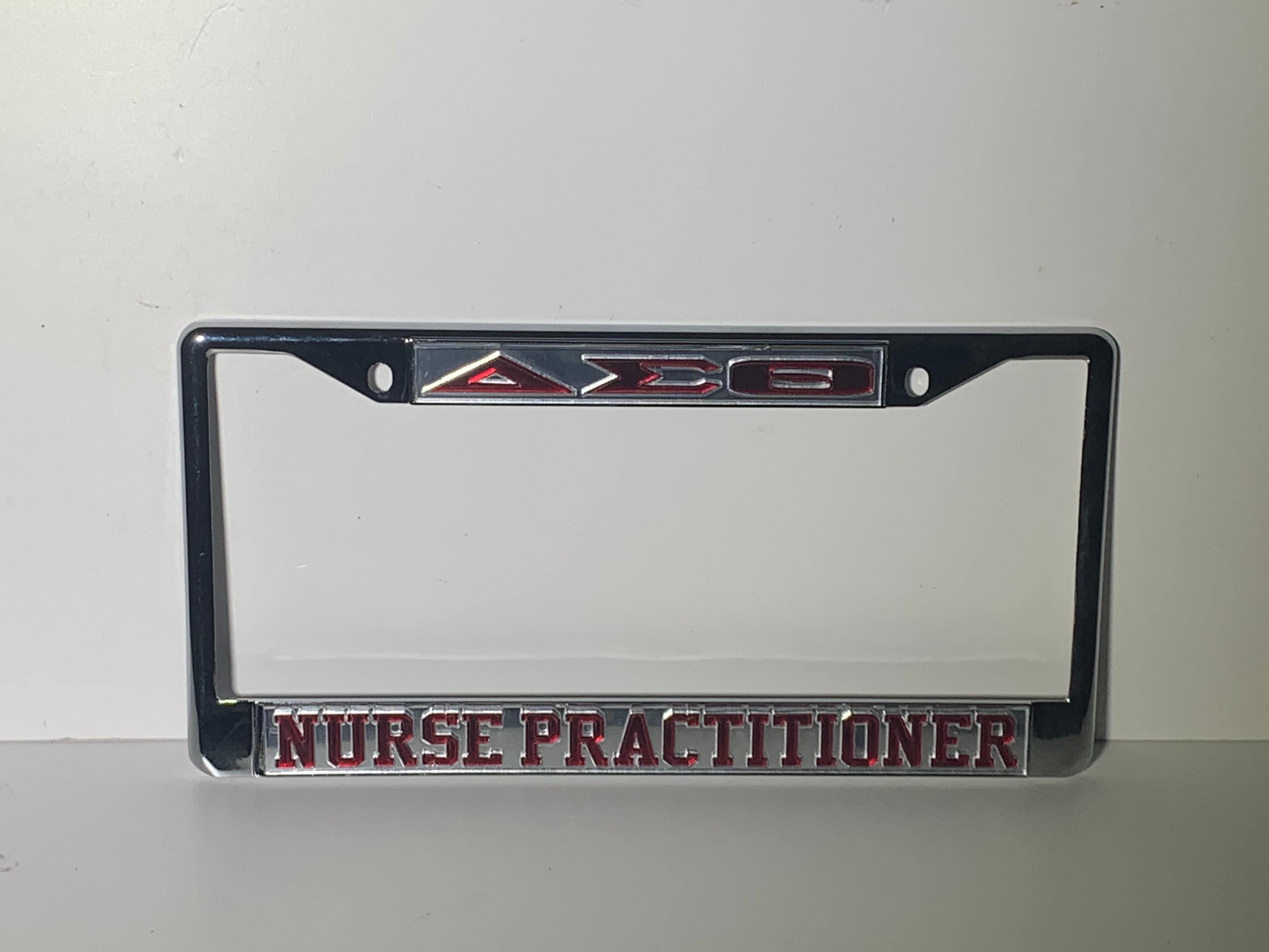 Delta Sigma Theta Nurse Practitioner License Frame- Mirror Background ...