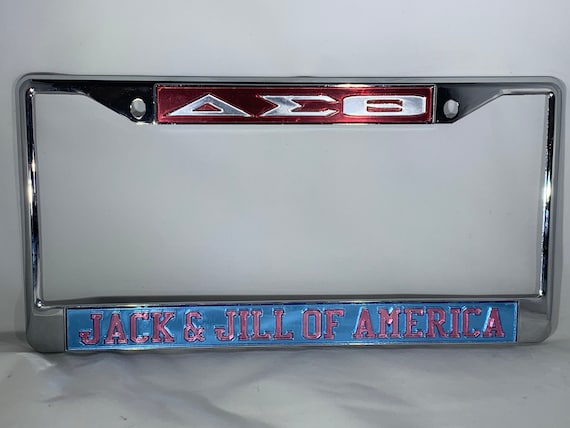 jack and jill and aka license plate frame jack and jill and aka license plate frame