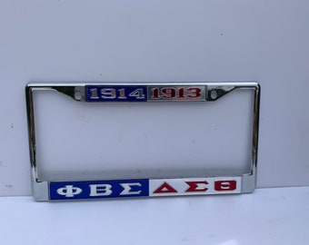 Phi Beta Sigma and Delta Sigma Theta -Split License Frame