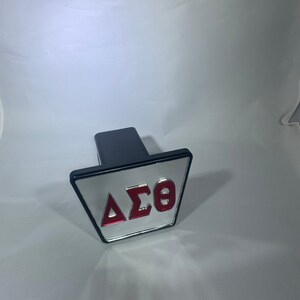 Delta Sigma Theta- Mirror Background Red Letters
