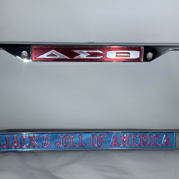 Delta Sigma Theta- Jack and Jill of America License Frame