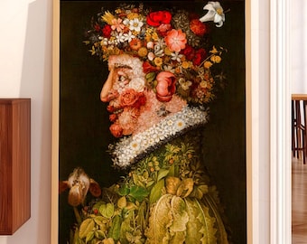 Giuseppe Arcimboldo La Primavera Print: Flower Portrait Art
