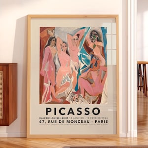 Picasso Cubism Art Print, Les Demoiselles dAvignon Poster