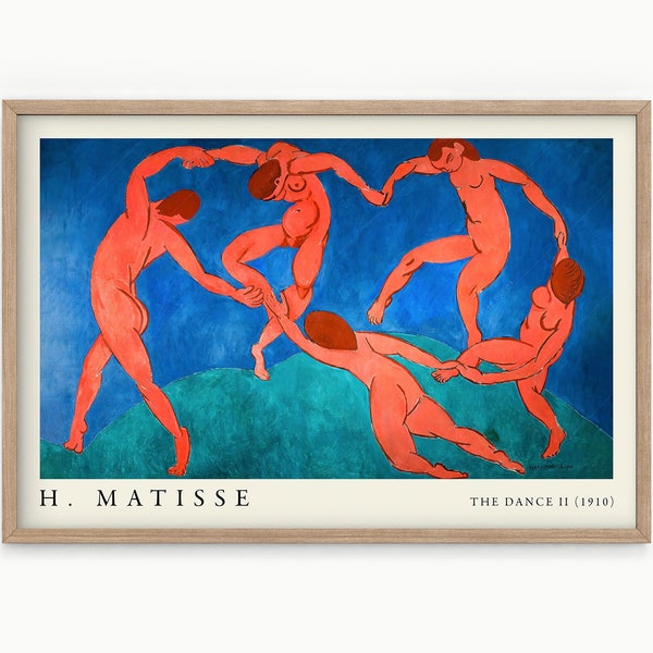 Matisse Print, Matisse The Dance, Dance of the young girls, Abstract Art, Matisse Poster, Landscape Wall Art, Gift Idea, Living Room Decor