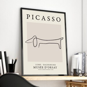 Picasso dachshund art clearance