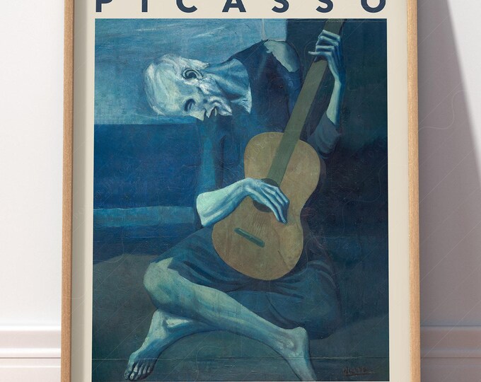 Picasso, the Old Guitarist, 1904 | Art Print | Canvas Print | Fine Art ...