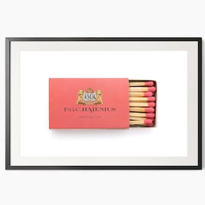 Arte de Ámsterdam Arte de pared elegante Fotografía de caja de cerillas vintage Casa de campo moderna Color salmón Póster de ciudad de viaje Regalo de boda Impresión de los Países Bajos