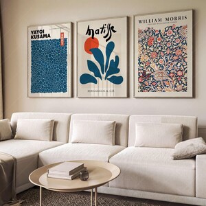 Henri Matisse, William Morris, Yayoi Kusamam
